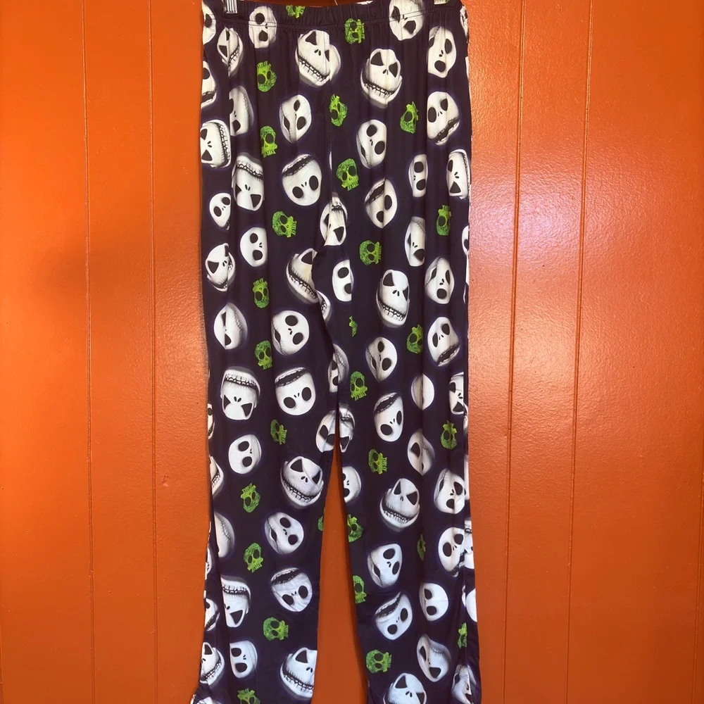 2 The Nightmare Before Christmas Pajama Bottoms PJ Disney Lounge Pants - Picture 4 of 9
